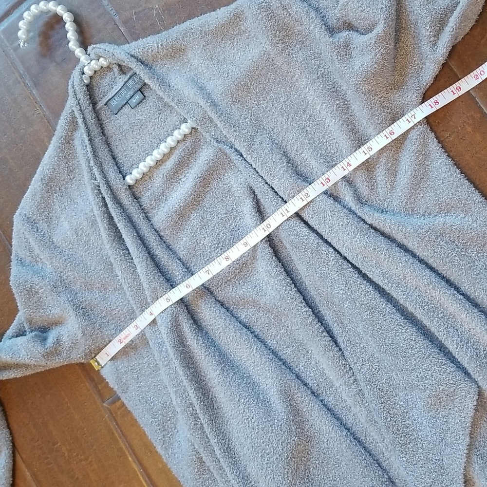 Barefoot Dreams Bamboo Chic Island Wrap Gray Long Sleeve Cardigan Size S/M - Picture 5 of 9